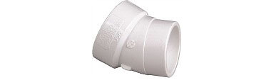 ELBOW - 22-1/2° STREET (PVC)