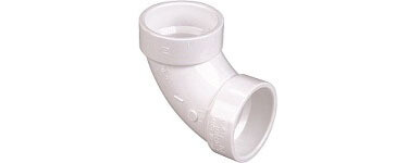 ELBOW - 90° HUB X HUB (PVC)
