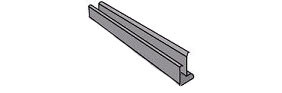 BOTTOM TRACK - (Pre-Cut 2 pc - 70&quot;) - RUSTIQUE