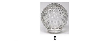 SHADE - REPLACEMENT, Shape/Size: (B) Crystal 283704