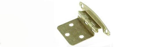 HINGES - CABINET (2 pk w/Screws), Color: Antique Brass 12-1033