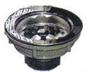 BASKET &amp; STRAINER - PVC SINK, Color: Chrome 25-1045