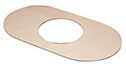 PLATE - TUB/SHOWER WALL COVER, Handles: Single Handle 133607