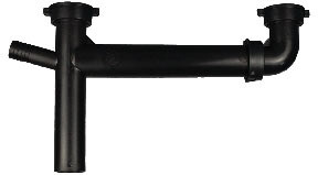 CONTINUOUS WASTE - ADJUSTABLE (w/dishwasher outlet)