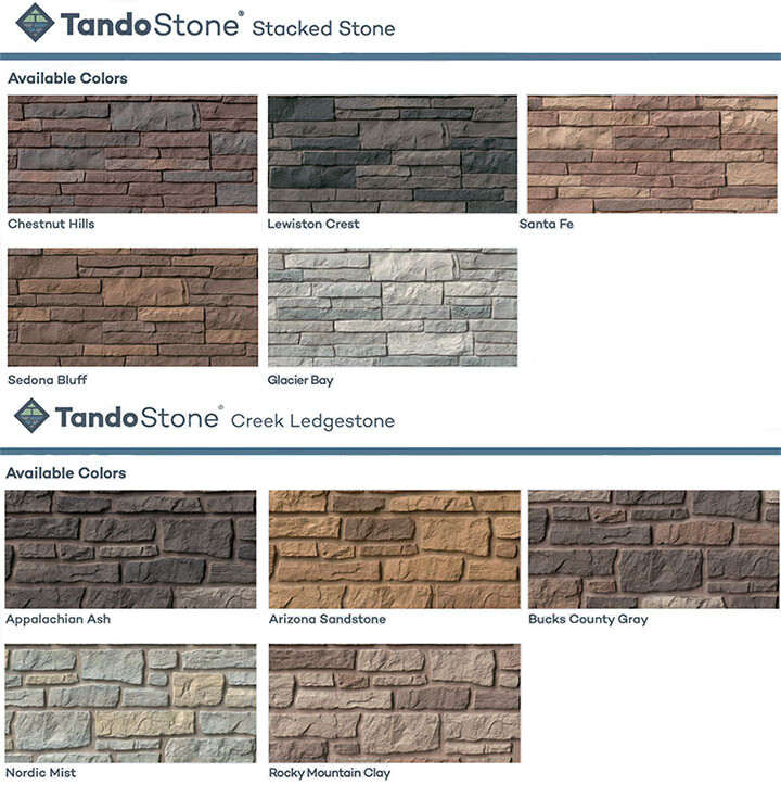 TANDO PANEL - CREEK LEDGESTONE (Box of 10)