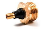 PLUG - BLOW OUT, Material/Connect: Brass - w/Schrader Valve (36153) 620060