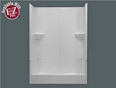 SHOWER - 3-PIECE (54&quot;W x 28&quot;D x 75-1/2&quot;H) (Clarion)