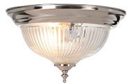 FIXTURE - MONUMENT DOME, Size/Color: (10-7/8&quot; D, 1 Bulb) Brushed Nickel 558726