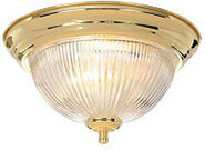 FIXTURE - HALOPHANE DOME, Size/Color: (11-3/8&quot; D) Polished Brass 2487024