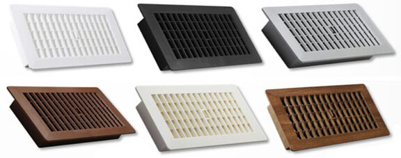 FLOOR REGISTERS - PLASTIC (4&quot; x 10&quot;)