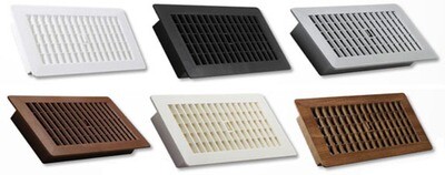 FLOOR REGISTERS - PLASTIC (4&quot; x 8&quot;)