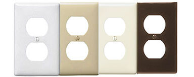 PLATE - DUPLEX RECEPTACLE