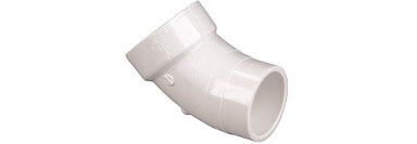 ELBOW - 45° STREET (PVC)