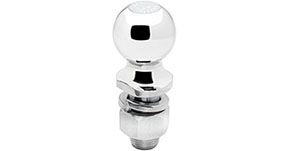 SOLID STEEL HITCH BALLS  (DRAW-TITE), Lbs.: 2&quot; x 1&quot; x 2-1/8&quot; 6,000 LB GTW Chrome (63909) 711200