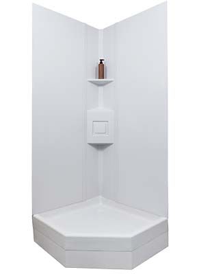 NEO-ANGLE SHOWER MODULAR SURROUND KIT