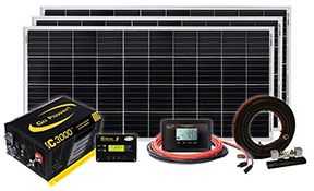 SOLAR EXTREME  (Go Power) 600W (3x 200W) - 28.8AMPS
