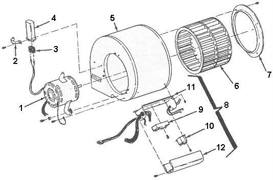 911030 Blower Diagram