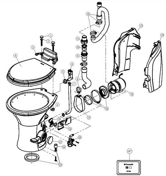 DOMETIC 7640 Diagram