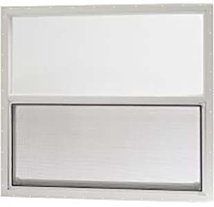 WINDOW - VERTICAL ALUMINUM - WHITE PRIME (Outside)