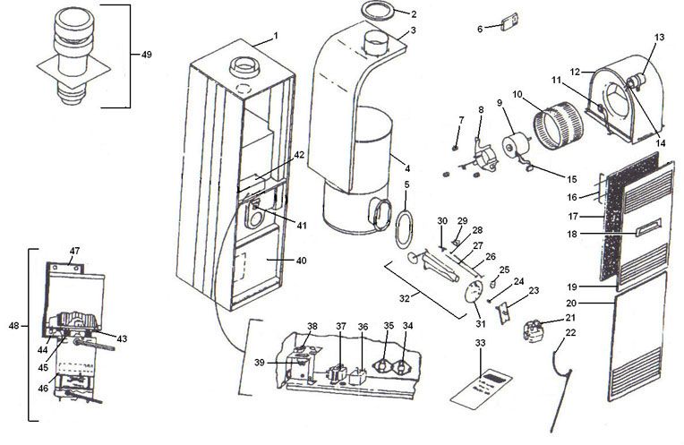 PRESIDENTIAL III - 7900 Furnace Diagram