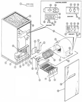 Coleman 3500 Furnace Diagram