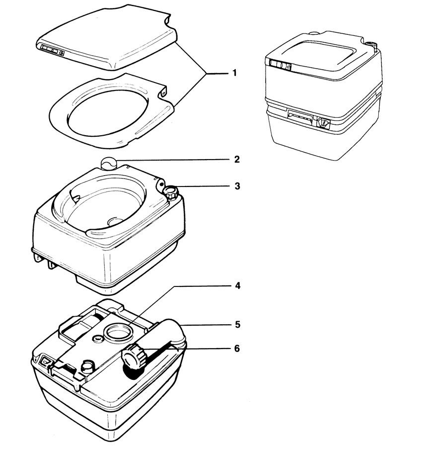 THETFORD PORTA POTTI 365