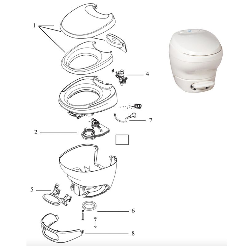 Bravura Toilet Diagram