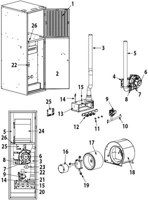 CMF95 Furnace Diagram