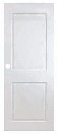 INTERIOR DOOR - WHITE 2-PANEL