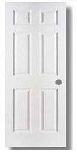 INTERIOR DOOR - 6-PANEL WHITE PRIME