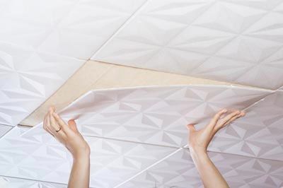 Replacing a ceiling panel