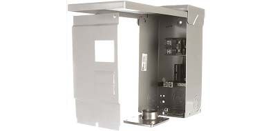 100 AMP 2-SPACE 4-CIRCUIT MAIN BREAKER OUTDOOR LOAD CENTER