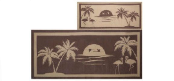 TROPICAL OASIS BROWN BEIGE