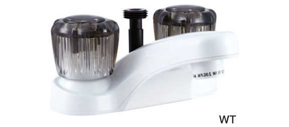 LAVATORY FAUCET - w/DIVERTER, Color/Finish: White (DF-PL720S-WT) 680525