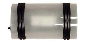 LED 12V FROSTED GLASS, BLACK TRIM WALL SCONCE/VANITY LIGHT