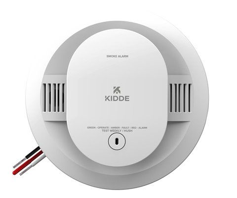 5&#39;&#39; SMOKE ALARM HARDWIRED w/AA BATTERY BACK-UP