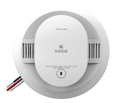5&#39;&#39; SMOKE ALARM HARDWIRED w/AA BATTERY BACK-UP