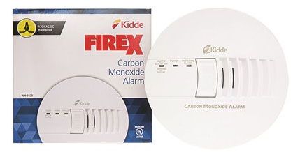HARDWIRED CARBON MONOXIDE DETECTOR w/9-VOLT BATTERY BACKUP