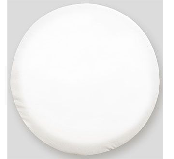 SPARE TIRE COVER - WHITE