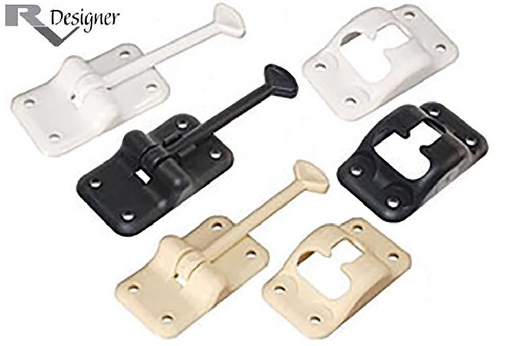 HOLDER - PLASTIC T-ENTRY DOOR, Color/Size: White 3-1/2&quot; (E231) 502007