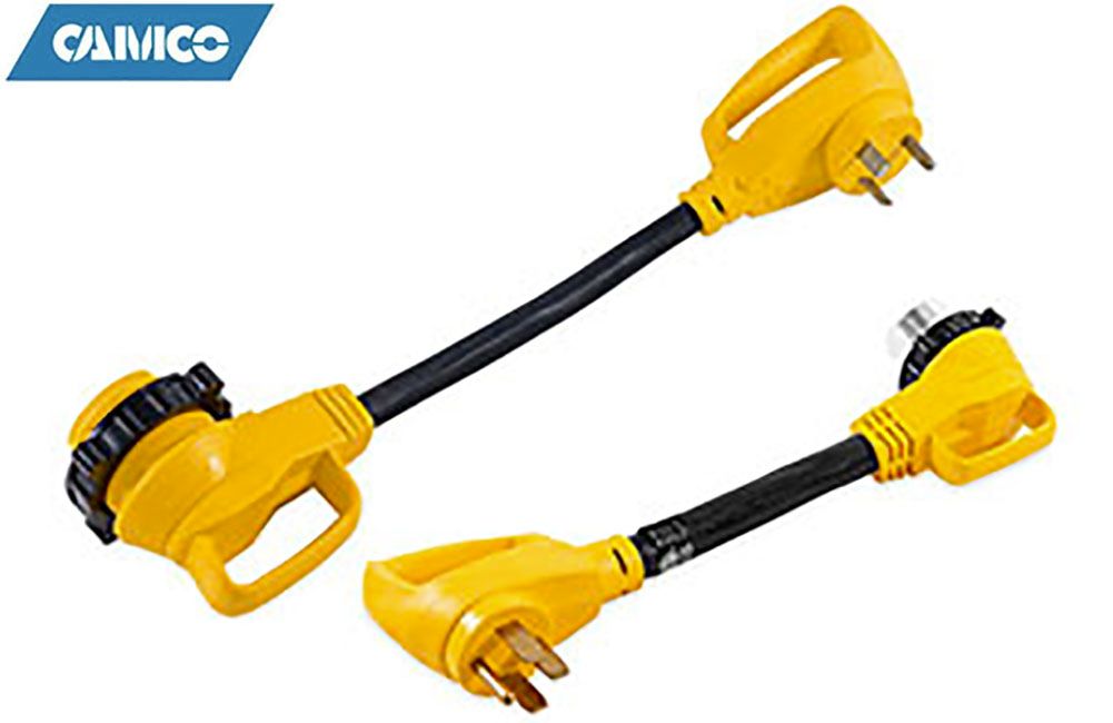 DOGBONE ADAPTER - 90° ELECTRICAL LOCKING, AMP: 30M to 30F (55522) 220163