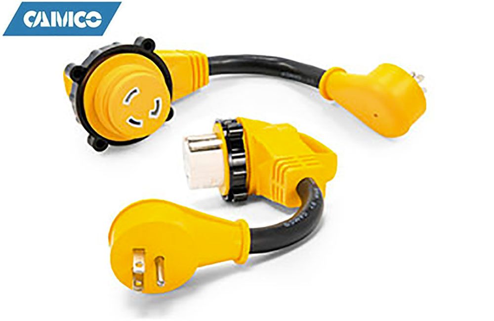 DOGBONE ADAPTER - POWER GRIP LOCKING, AMP: (15M to 30F Locking) 55636