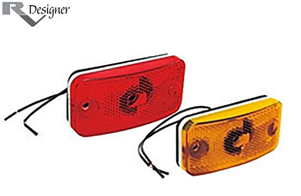 FLEETWOOD STYLE CLEARANCE LIGHT, Color: Red (E395) 211193