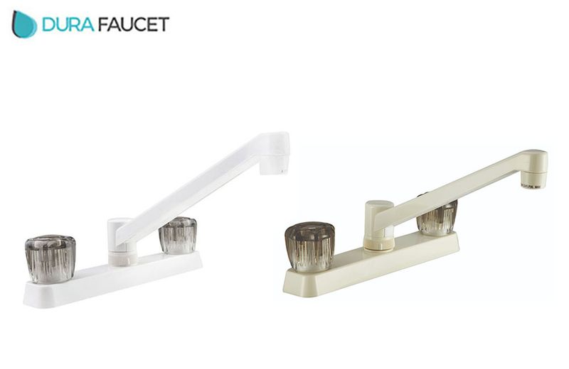 TWO HANDLE NON-METALLIC KITCHEN FAUCET