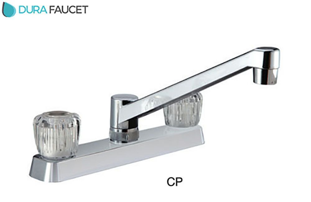 TWO HANDLE NON-METALLIC KITCHEN FAUCET