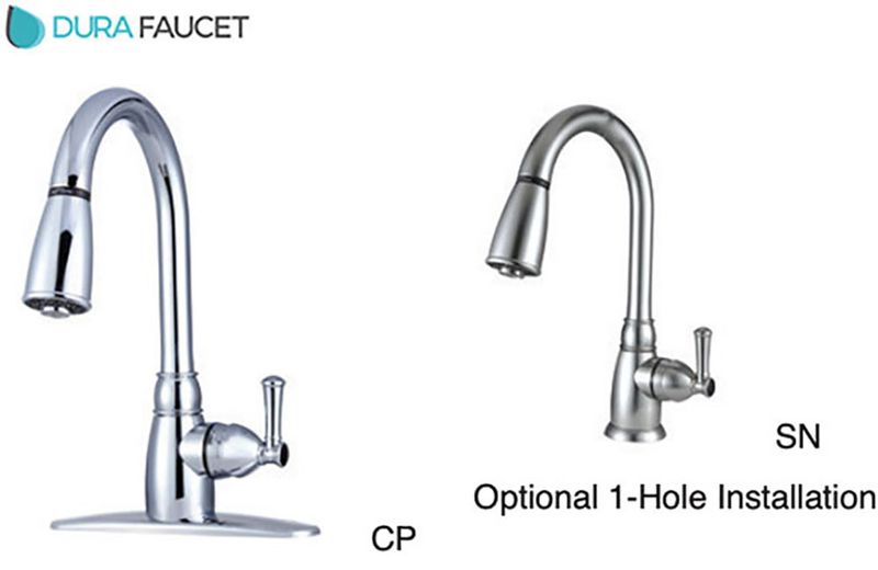 NON-METALLIC PULL-DOWN KITCHEN FAUCET