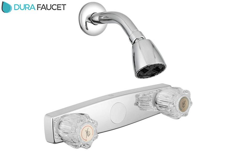 ECONOMICAL SHOWER 2-VALVE &amp; HEAD