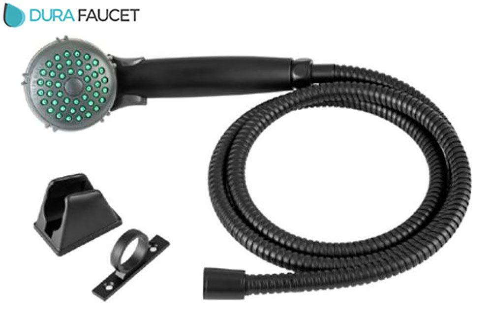 RV SINGLE FUNCTION SHOWER WAND AND HOSE, Color: Satin Nickel (DF-SA400K-SN) 680677
