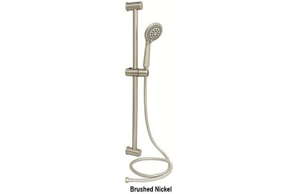 SLIDING BAR SHOWER SET, Color: Brushed Nickel 2492995