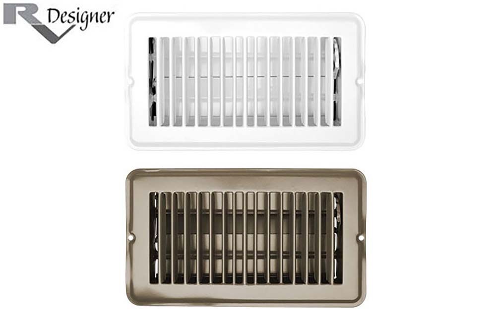 VENT REGISTERS 4&quot; x 8&quot;, Color: Tan Undampered (H872) 300106